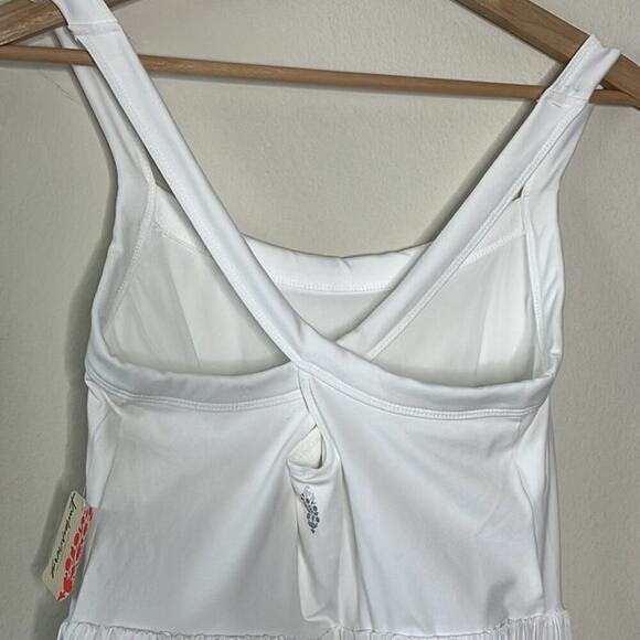 FREE PEOPLE MOVEMENT WAY HOME SKORT/ DRESS IN WHITE SIZE L NWT - Picture 7 of 10
